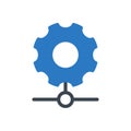 Configure glyph flat icon