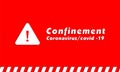 Confinement coronavirus/ covid-19, Covid-19 alert