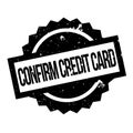 Confirm Credit Card rubber stamp