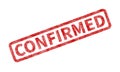 Confirmed Stamp - Red Grunge Seal Royalty Free Stock Photo