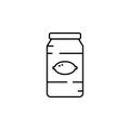 confiture, food preservation icon. Element of Pakistan culture for mobile concept and web apps illustration. Thin line icon for