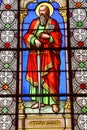 Conflans Sainte Honorine; France - february 21 2021 : Saint Maclou church Royalty Free Stock Photo