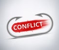 Conflict Royalty Free Stock Photo