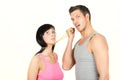 Conflict couple Royalty Free Stock Photo