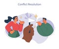 Conflict Resolution concept. Royalty Free Stock Photo