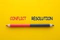 Conflict Resolution Concept Royalty Free Stock Photo
