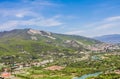 Confluence of  Aragvi river near Mtskheta, Georgia Royalty Free Stock Photo