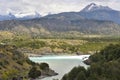 Confluence of the river Baker And Nef Royalty Free Stock Photo