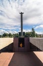 The War Memorial on the Tmaka river embankment in the city of Tver, Russia.