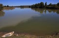 The confluence of the Vaal and Orange Rivers