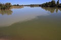 The confluence of the Vaal and Orange Rivers