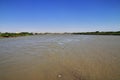 Confluence of White and Blue Nile rivers