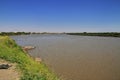 Confluence of White and Blue Nile rivers