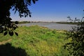 Confluence of White and Blue Nile rivers