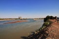 Confluence of White and Blue Nile rivers