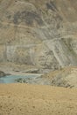 Confluence of the Zanskar and Indus rivers in Nimmu Valley which is located in Union Territory of Ladakh, INDIA