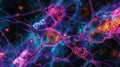 A confocal microscopy image highlighting the role of intermediate filaments in supporting and stabilizing the cells