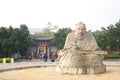 Confucian statue Royalty Free Stock Photo