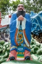 Confucius statue at Haw Par Villa in Singapore. Royalty Free Stock Photo