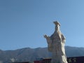 Confucius stone statue in Xian