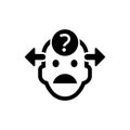Confused Decision Making Icon Royalty Free Stock Photo