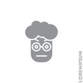 Confused Thinking Emoticon boy, man Icon Vector Illustration. Style. Whatever Face Emoticon Icon Vector Illustration. Angry icon