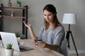 Confused young woman stressed by financial payment mistake, Royalty Free Stock Photo