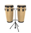 Conga Drum Instrument Isolated Royalty Free Stock Photo