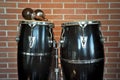 Congas and maracas Royalty Free Stock Photo