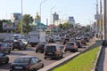 Congestion on city roads