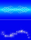 Congestion of stars in the dark blue sky Royalty Free Stock Photo