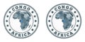 Congo round logos.