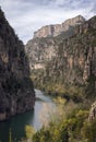 Congost de Mu Gorge in Catalonia Royalty Free Stock Photo