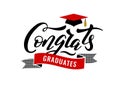 Congrats Graduates class of 2019 graduation congratulation party Royalty Free Stock Photo