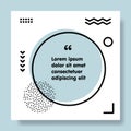 Congrats speech bubble banner, geometric memphis style concept, with text Congrats. Comic text poster and sticker with quote