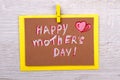 Congratulation card on Mother`s Day.