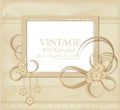 Congratulation vintage background Royalty Free Stock Photo