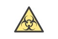 Warning sign Radioactive.