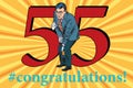 Congratulations 55 anniversary event celebration