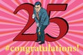 Congratulations 25 anniversary event celebration