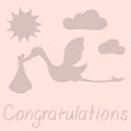 Congratulations baby card