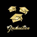 congratulations grad celebration card Royalty Free Stock Photo
