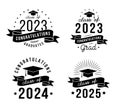 Congratulations grad! Vector lettering for graduation design