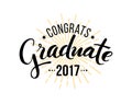 Congratulations graduate 2017