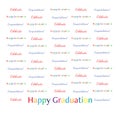 8x8 step repeat banner - Happy Graduation Celebrate Congratulations