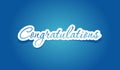 Congratulations lettering Royalty Free Stock Photo