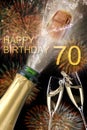 Happy congratulations to the 70th birthday