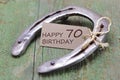 Congratulations to happy 70th birthday