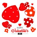 Congratulations on Valentine`s Day Royalty Free Stock Photo