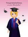 Congratulations on your graduation Royalty Free Stock Photo